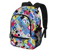 Disney 100 backpack Collage-Zaino Fight FAN 2.0, Multicolore, 31 x 44 cm, Capacità 24 L