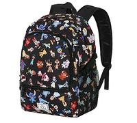 Disney 100 History-Zaino Fight FAN 2.0, Nero, 31 x 44 cm, Capacità 24 L