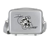 Disney 100 Mickey Steamboad Borsa da toilette adattabile Grigio 29x21x15 cm ABS rigido 9,14 L 0,63 kg