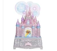 Disney 100 - Scrigno e portagioie musicale con luci del Castello di Cenerentola, include un gioiello speciale giocattolo. Azionando il cassetto, fai partire la musica e le luci!
