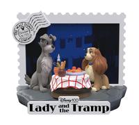 Disney 100th Anniversary D-Stage PVC Diorama Lady And The Tramp 12 cm