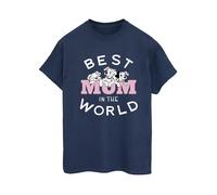 Disney 101 Dalmatians Best Mum In The World Maglietta Ampia Donna (BI26067)