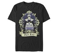 Disney 101 Dalmatians-Bring Me Her Heart Evil Queen Short Sleeve T-Shirt, Black, L Men's