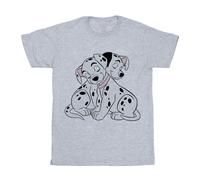 Disney 101 Dalmatians Maglietta L'amore dei Cuccioli Ragazze (BI14394)
