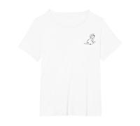 Disney 101 Dalmatians Rolly Left Chest Maglietta, Donna plus-size, Bianco, 1X