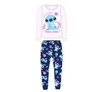 DISNEY 2 Pezzo Pigiama T Shirt + Kid Pantaloni (2 à 8Anni) Lilo & Stitch Dolce Carino Caldo - Confezione da 2: Set Pigiama Stampato Ragazza Ragazzo Modello Dis Lis 5204C301-S2-3Anni