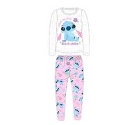 DISNEY 2 Pezzo Pigiama T Shirt + Kid Pantaloni (2 à 8Anni) Lilo & Stitch Dolce Carino Caldo - Confezione da 2: Set Pigiama Stampato Ragazza Ragazzo Modello Dis Lis 5204C301-S1-3Anni