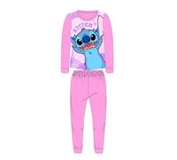 DISNEY 2 Pezzo Pigiama T Shirt + Kid Pantaloni (2 à 8Anni) Polar Lilo & Stitch Dolce Carino Caldo - Confezione da 2: Set Pigiama Stampato Ragazza Ragazzo Modello Dis Lis 5204C413-S2-5Anni