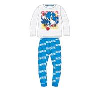 DISNEY 2 Pezzo Pigiama T Shirt + Kid Pantaloni (2 à 8Anni) Sonic Dolce Carino Caldo - Confezione da 2: Set Pigiama Stampato Ragazza Ragazzo Modello Sonic M 5204099-S1-3Anni