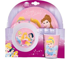 Disney 734290 - Principesse Set in Melamina, 27x7x26 cm