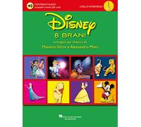 Disney - 8 brani arrangiati per chitarra da Massimo Varini e Alessandro Minci (LIV. INTERMEDIO) - Big note scores + audio files via QR code