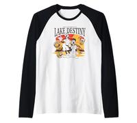 Disney A Goofy Movie Enjoy The Serenity of Big Retro Poster Maglia con Maniche Raglan