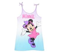 Disney Abitino Estivo Minnie Mouse per Bambine, Vestito con Spalline e Stampa Grafica, Multicolore