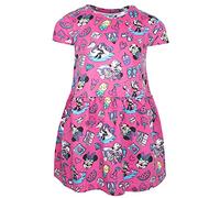 Disney - Abito Minnie Mouse - Abiti Estivi per Ragazze - Abito da Festa - Minnie Mouse Vestiti Fancy Dress per Bambini, Rosa, 4-5 Anni