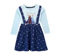 Disney Abito Pagliaccetto e Top per Ragazze Il Regno di Ghiaccio Frozen Blu 7-8 Anni