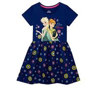 Disney Abito per Ragazze Il Regno di Ghiaccio Frozen Blu 18-24 Mesi