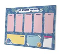 Disney, Agenda Settimanale A4 54 Pagine Staccabili Decorato Stitch, Blu / Rosa