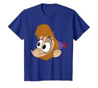 Disney Aladdin Abu Big Face Maglietta, Bambini, Blu Reale, 2 anni