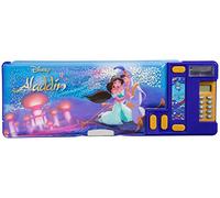 Disney Aladdin Astuccio Bambini 3 Scomparti Con Aladdin e Jasmine | Idea Regalo Per Bambina Prodotto Ufficiale per la Scuola Elementare