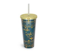 Disney ALADDIN Fare a Wish " Riutilizzabile Carnevale Coppa con Coperchio E