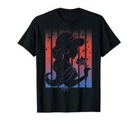 Disney Aladdin Jasmine Profile Outline Maglietta