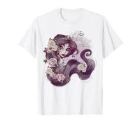 Disney Aladdin Jasmine Smoke Ritratto Maglietta