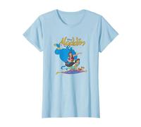 Disney Aladdin Vintage Group Shot Logo Maglietta