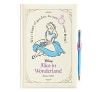 Grupo Erik: Quaderno Alice nel Paese delle Meraviglie | Quaderno A5 con copertina rigida, penna personalizzata e tasca espandibile, 180 pagine 100 g/m², Alice in Wonderland Gadget
