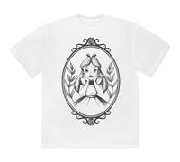 Disney Alice In Wonderland - Alice Pose Border ufficiale Uomo maglietta unisex