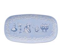 Disney - Alice in Wonderland - Ceramic Serving Plate - Alice, Mad Hatter, White