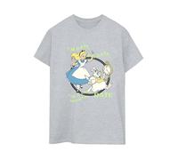 Disney Alice In Wonderland I'm Late Maglietta Ampia Donna (BI8821)