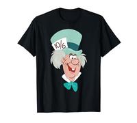 Disney Alice In Wonderland Mad Hatter Big Face Maglietta