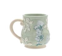 Disney - Alice im Wunderland - Tazza in ceramica verde con goffratura - Cappellaio pazzo - "You Can Always Take More Than Nothing", decorazioni e casalinghi per cucina, feste in giardino, servire e
