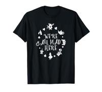 Disney Alice in Wonderland Mad Here White Maglietta