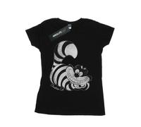 Disney Alice in Wonderland Maglietta Ampia Gatto di Cheshire Monocromo (BI8371)