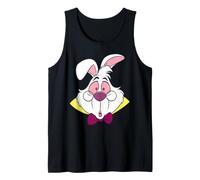 Disney Alice in Wonderland White Rabbit Big Face Costume Canotta