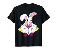Disney Alice in Wonderland White Rabbit Big Face Costume Maglietta