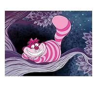 Disney Alice nel paese delle meraviglie 80 x 60 cm Stampa su tela design Cheshire Cat