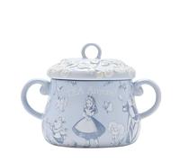 Disney - Alice nel paese delle meraviglie, in ceramica, per tè, Alice, Cappellaio matto e coniglio bianco, decorazione e articoli per la casa per decorazioni per feste in giardino, ospitare, servire e