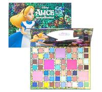Disney Alice nel Paese delle Meraviglie, palette di 55 ombretti con specchio per bambine e adolescenti, include 3 illuminanti e 2 fard, a partire dai 3 anni di età, di Townley Girl