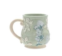 Disney - Alice nel paese delle meraviglie - Tazza in ceramica verde goffrata - Cappellaio Matto - "You can always take more than nothing", decorazione e articoli per la casa per cucina, feste in