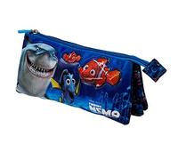 Disney Alla Ricerca di Nemo Sea-Astuccio Triplo, Blu, 23.5 x 10 cm