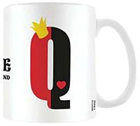 Disney Alphabet Personalised Mug (Q for Queen of Hearts Design) 11oz Ceramic Cof