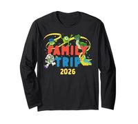 Disney And Pixar Characters Vacation Party Family Trip 2026 Maglia a Manica