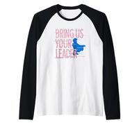 Disney and Pixar’s Elio Bring Us Your Leader Alien Message Maglia con Maniche Raglan