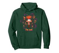 Disney And Pixar’s Inside out 2 Emotions Anxiety I’m Fine Felpa con Cappuccio, Unisex per Adulti, Verde Foresta, M