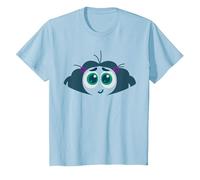 Disney And Pixar’s Inside out 2 Envy Costume Big Face Maglietta, Bambini, Celeste, 12 Anni