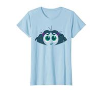 Disney And Pixar’s Inside out 2 Envy Costume Big Face Maglietta, Donna, Celeste, L