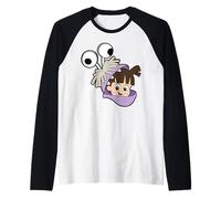 Disney and Pixar’s Monsters, Inc. Boo Big Face Costume Maglia con Maniche Raglan
