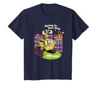 Disney And Pixar’s Wall-E Easter Spring in Your Step Whoa! Maglietta, Bambini, Navy, 10 Anni